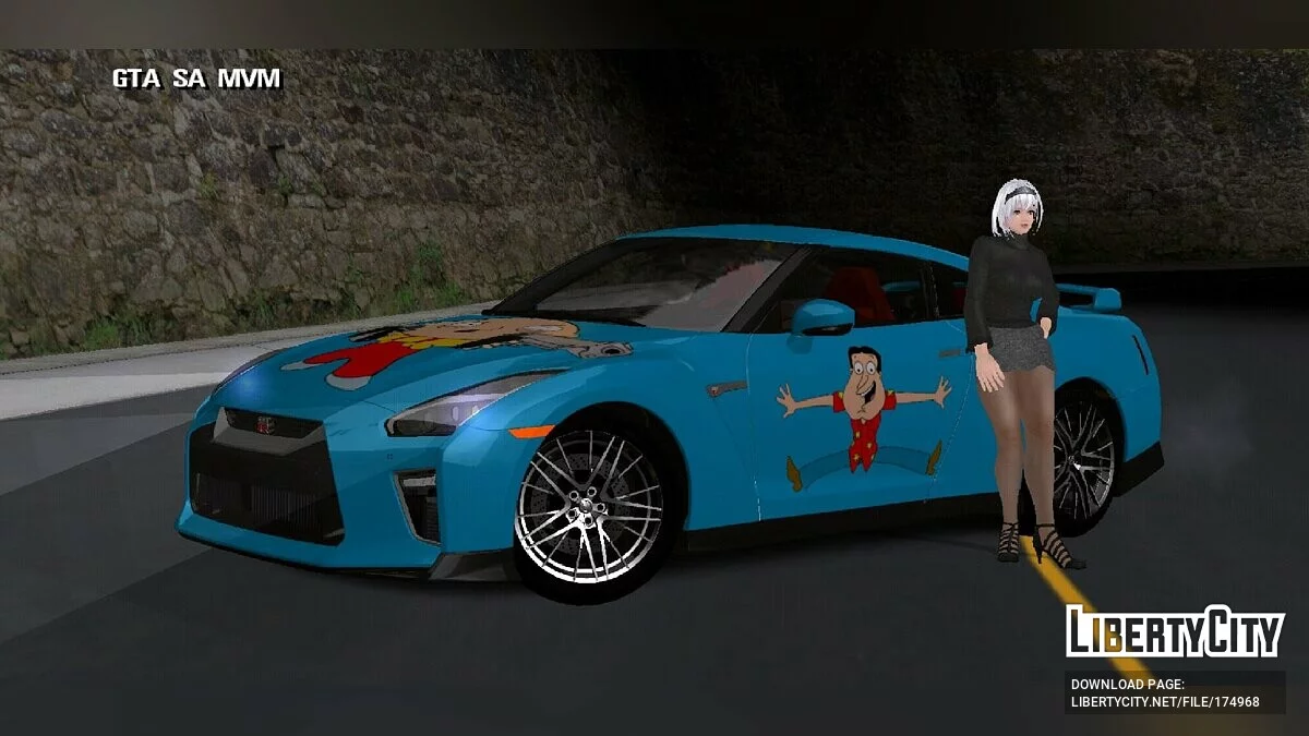 Nissan GTR 35 / GTA San Andreas (iOS, Android)