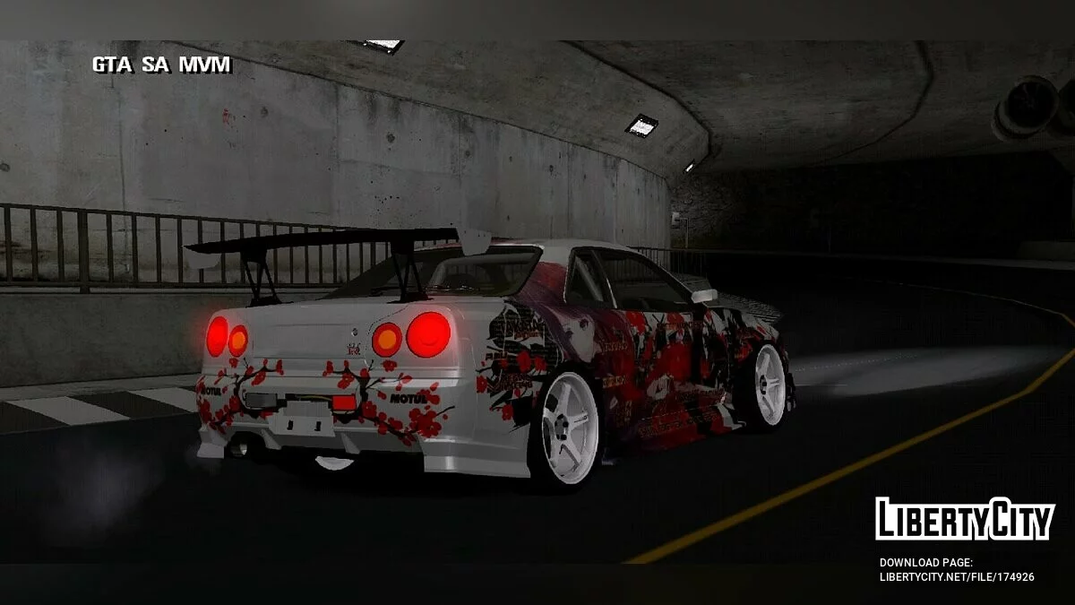 Nissan R34 / GTA San Andreas (iOS, Android)