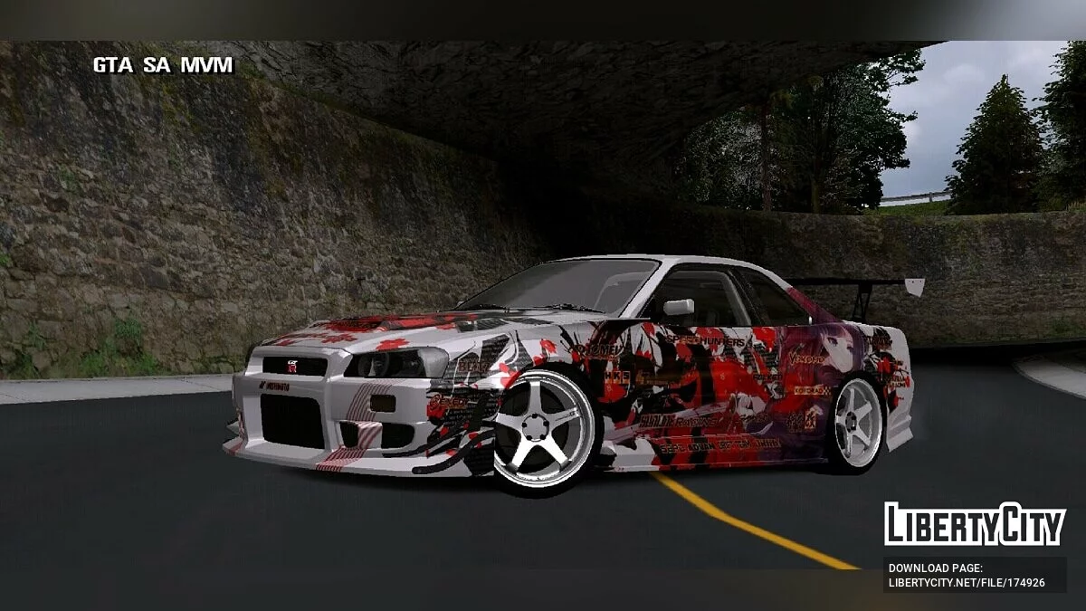 Nissan R34 / GTA San Andreas (iOS, Android)