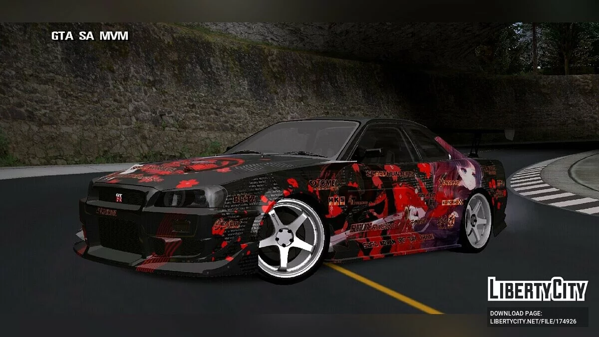 Nissan R34 / GTA San Andreas (iOS, Android)