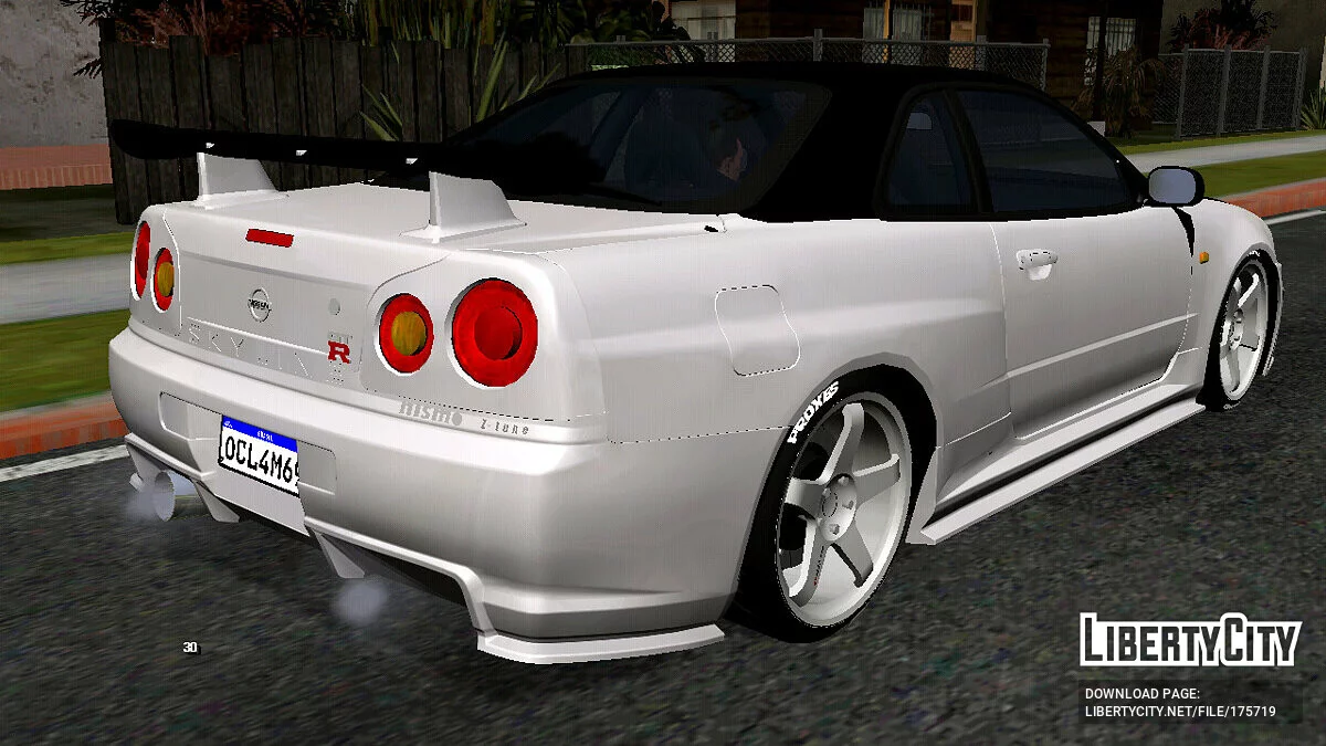 Nissan GTR R34 Custom (только DFF) / GTA San Andreas (iOS, Android)