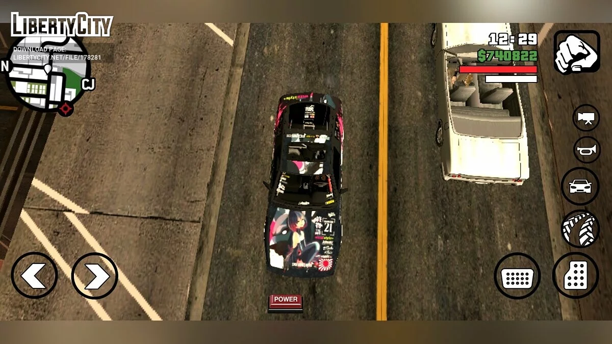 Nissan 240SX Itasha / GTA San Andreas (iOS, Android)