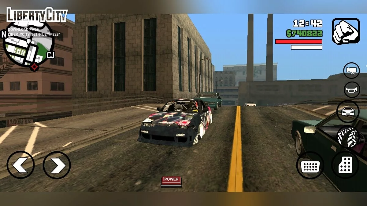 Nissan 240SX Itasha / GTA San Andreas (iOS, Android)