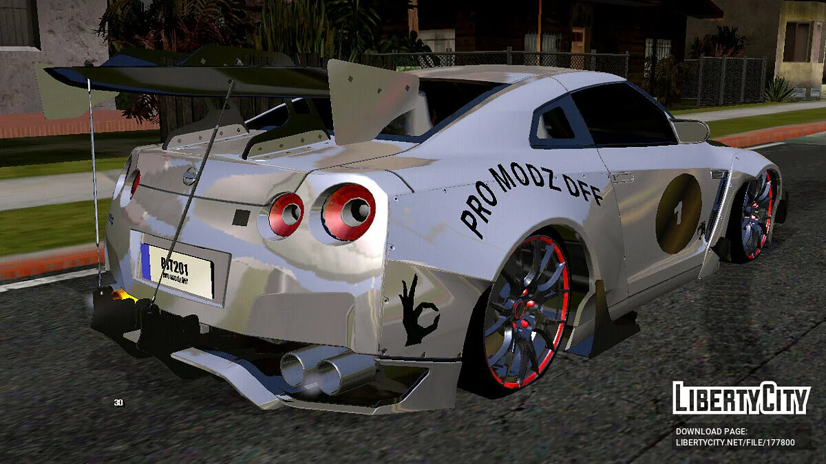 Nissan GTR 35 2010 ROCKEY BUNNY (только DFF) / GTA San Andreas (iOS, Android)