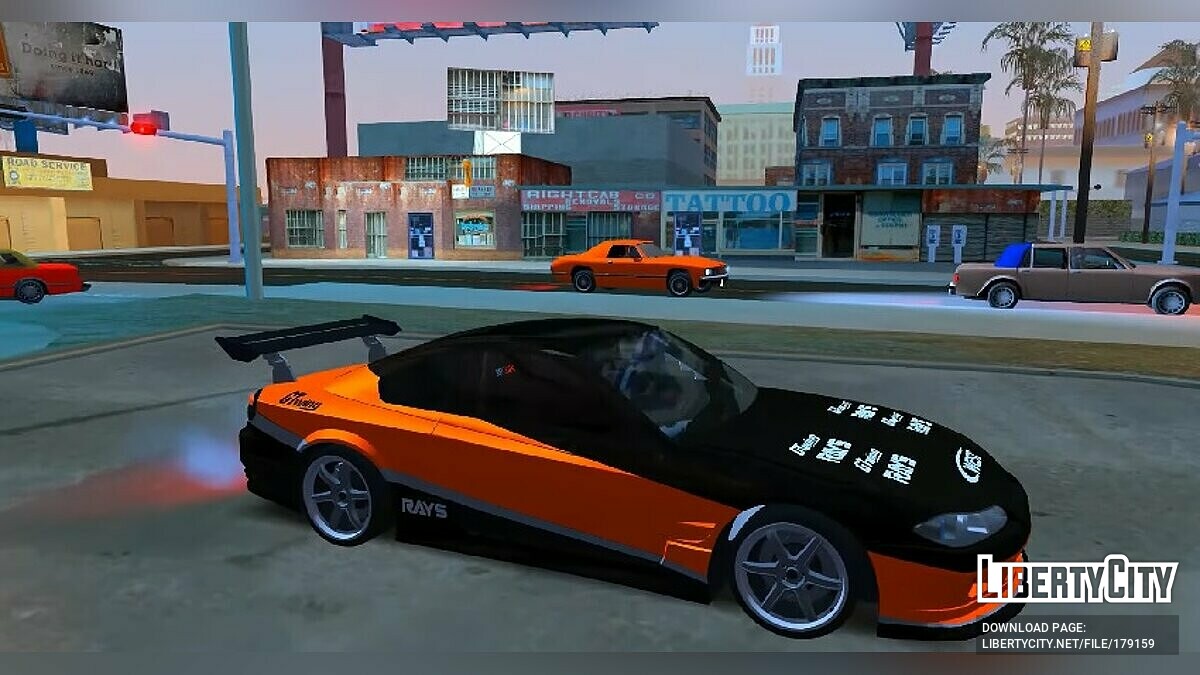 Скачать Nissan S15 MONALISA (только DFF) для GTA San Andreas (iOS, Android)