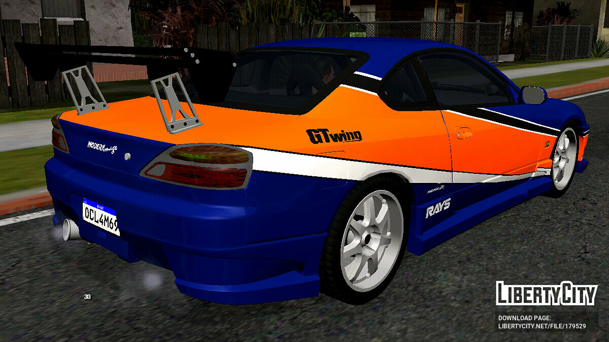 Скачать Nissan Silvia S15 Tokyo Drift (только DFF) для GTA San Andreas  (iOS, Android)