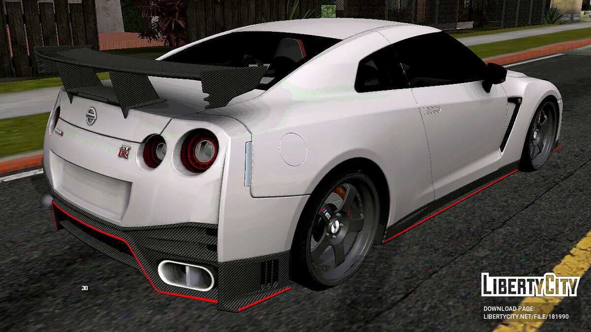 Nissan GT-R NISMO для GTA San Andreas (iOS, Android) - Картинка #2