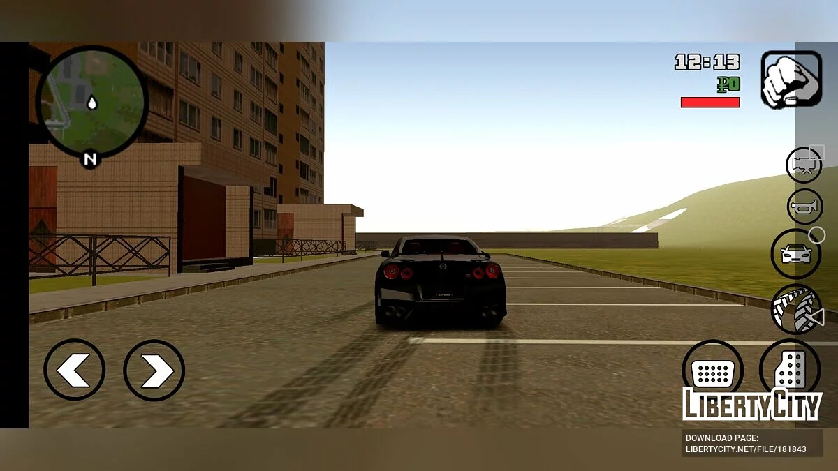 Nissan GT-R / GTA San Andreas (iOS, Android)