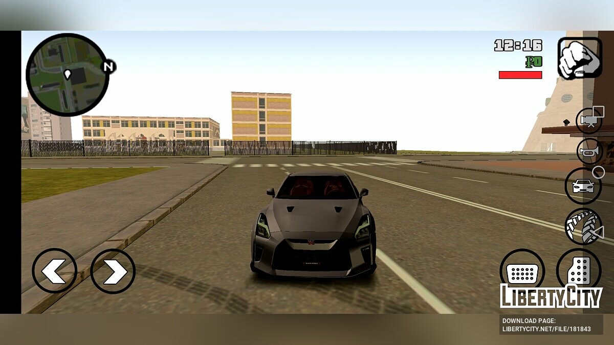 Скачать Nissan GT-R для GTA San Andreas (iOS, Android)