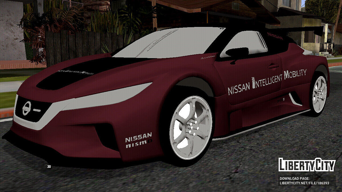 Nissan Leaf Nismo Rc 2022 (только DFF) для GTA San Andreas (iOS, Android) - Картинка #1