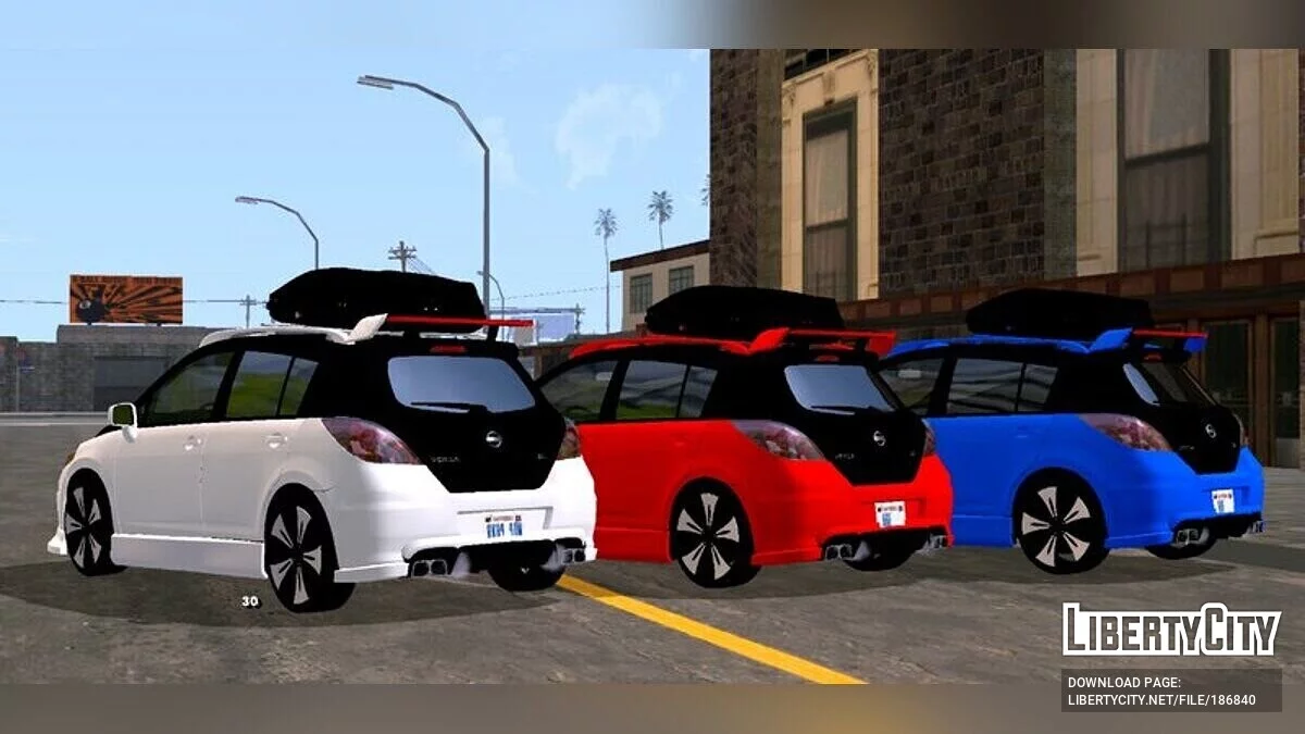 Nissan Tiida Tuning / GTA San Andreas (iOS, Android)