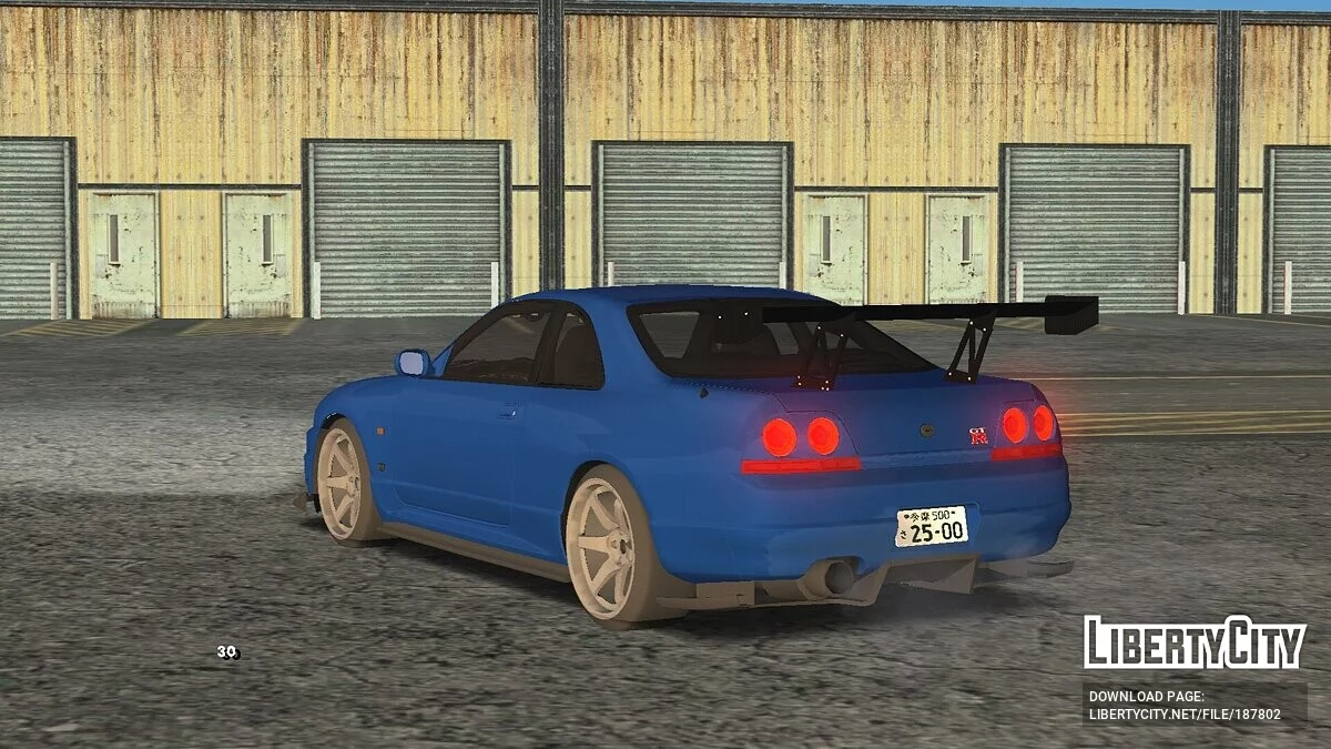 Nissan Skyline R33 "Road Race & Drift Type" (только DFF) / GTA San Andreas (iOS, Android)
