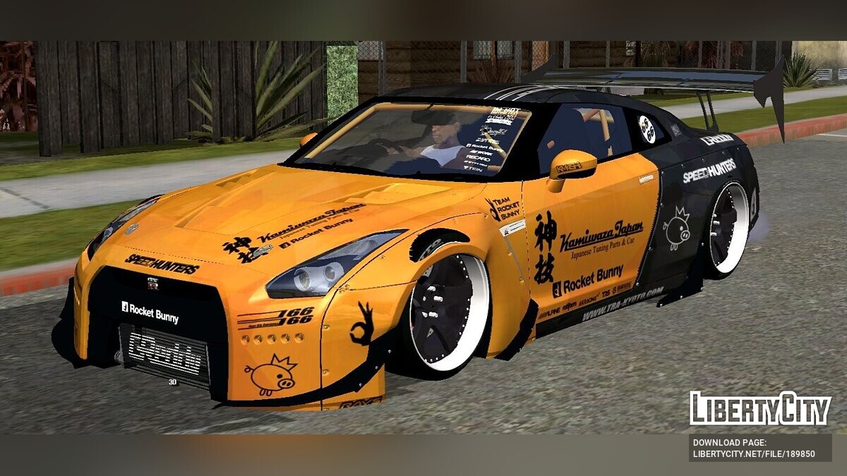 Скачать Nissan GTR R35 Rocket Bunny RD Life style для GTA San Andreas (iOS,  Android)