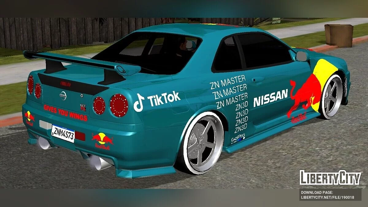 Nissan R34 (только DFF) / GTA San Andreas (iOS, Android)