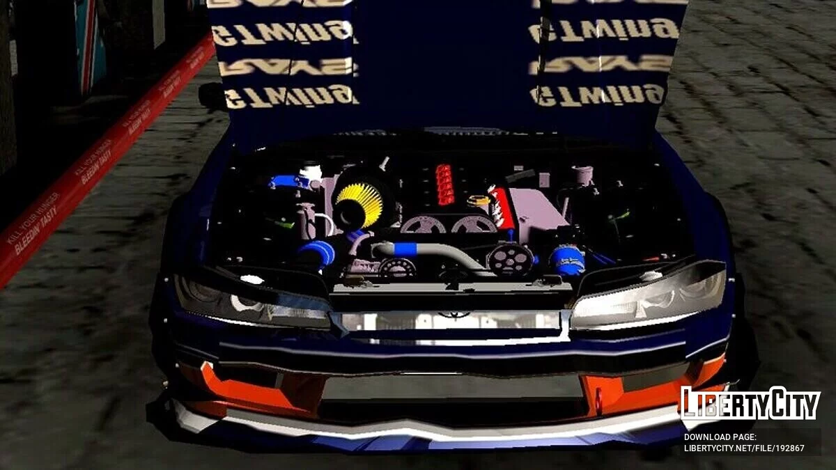 2JZ GTE Nissan S15 Monalisa Tomei Exhaust / GTA San Andreas (iOS, Android)