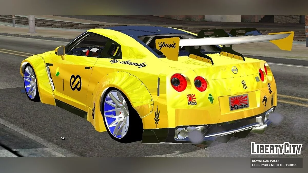 Nissan GT-R R35 Livery (только DFF) / GTA San Andreas (iOS, Android)