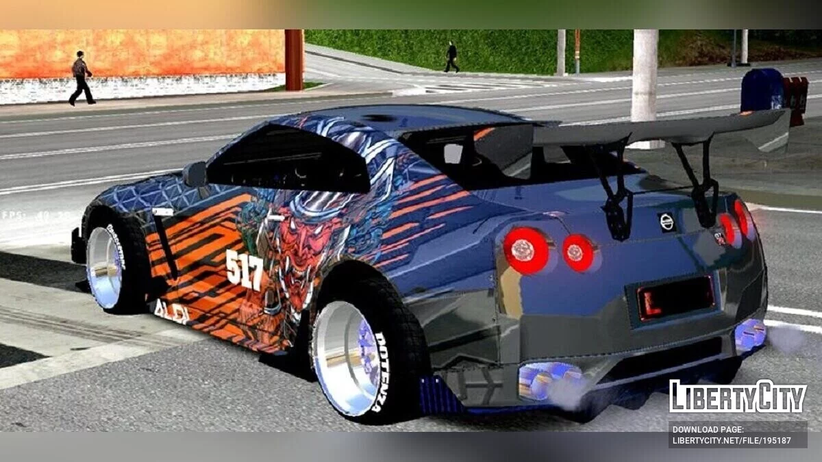 Nissan GT-R 35 Samurai Keren / GTA San Andreas (iOS, Android)