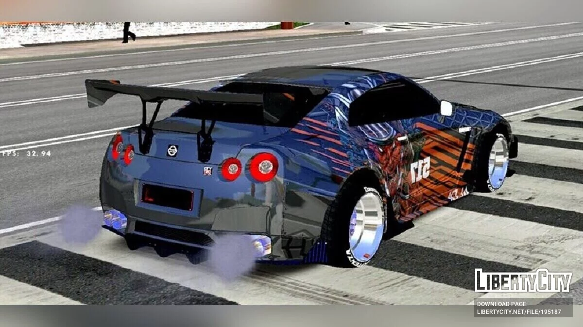 Nissan GT-R 35 Samurai Keren / GTA San Andreas (iOS, Android)