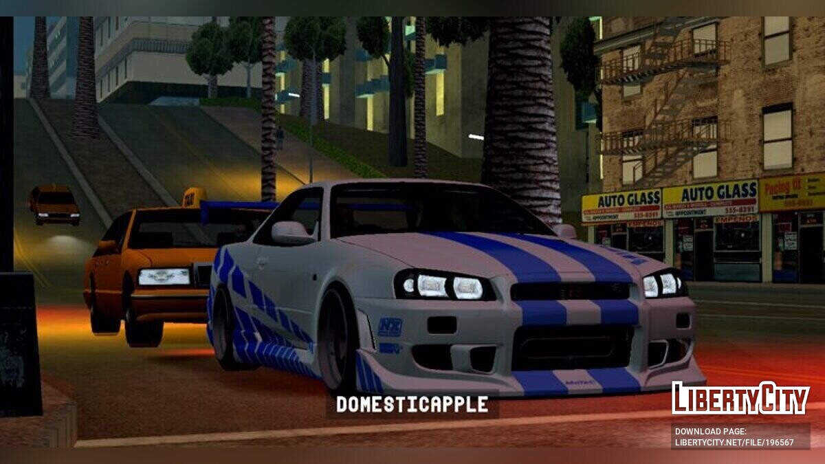 Скачать 1999 Nissan Skyline GT-R R34 для GTA San Andreas (iOS, Android)