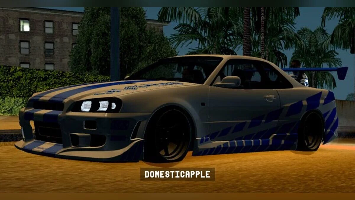1999 Nissan Skyline GT-R R34 / GTA San Andreas (iOS, Android)