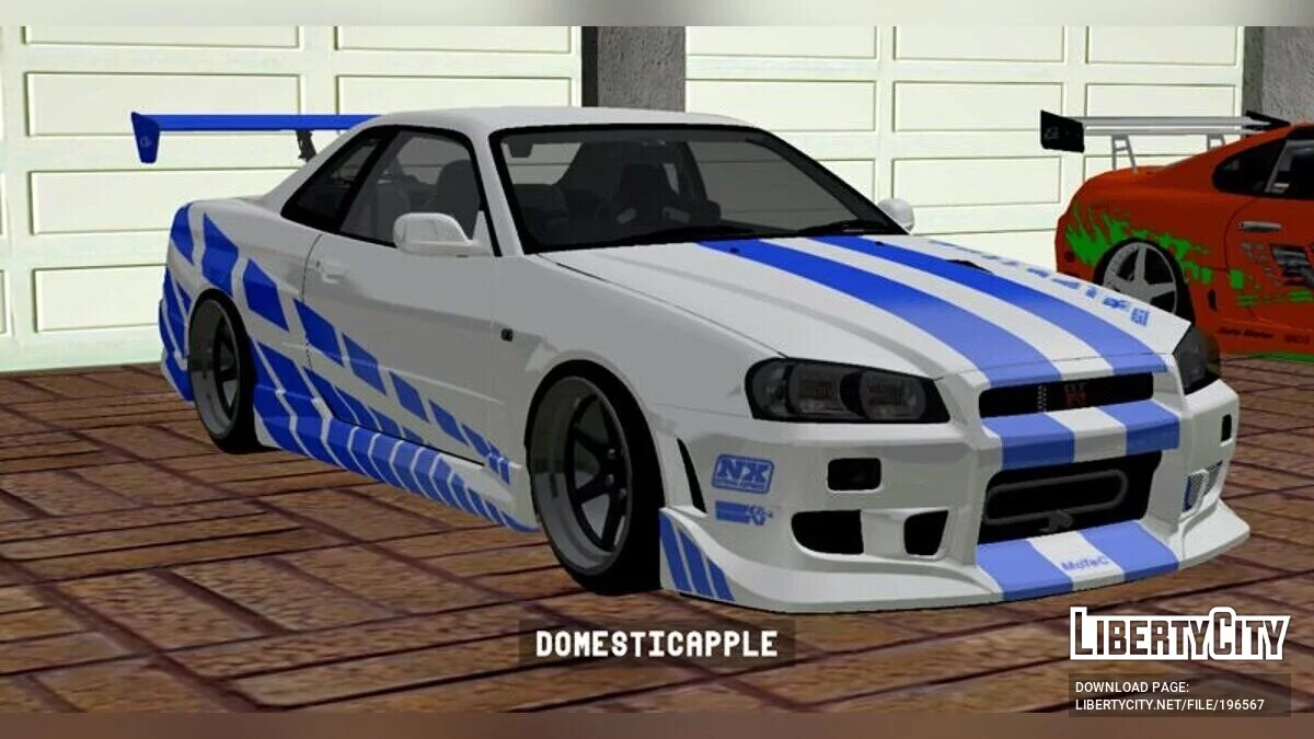 1999 Nissan Skyline GT-R R34 / GTA San Andreas (iOS, Android)