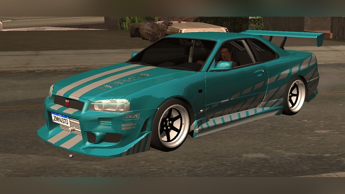 Скачать Nissan R34 V1 (только DFF) для GTA San Andreas (iOS, Android)