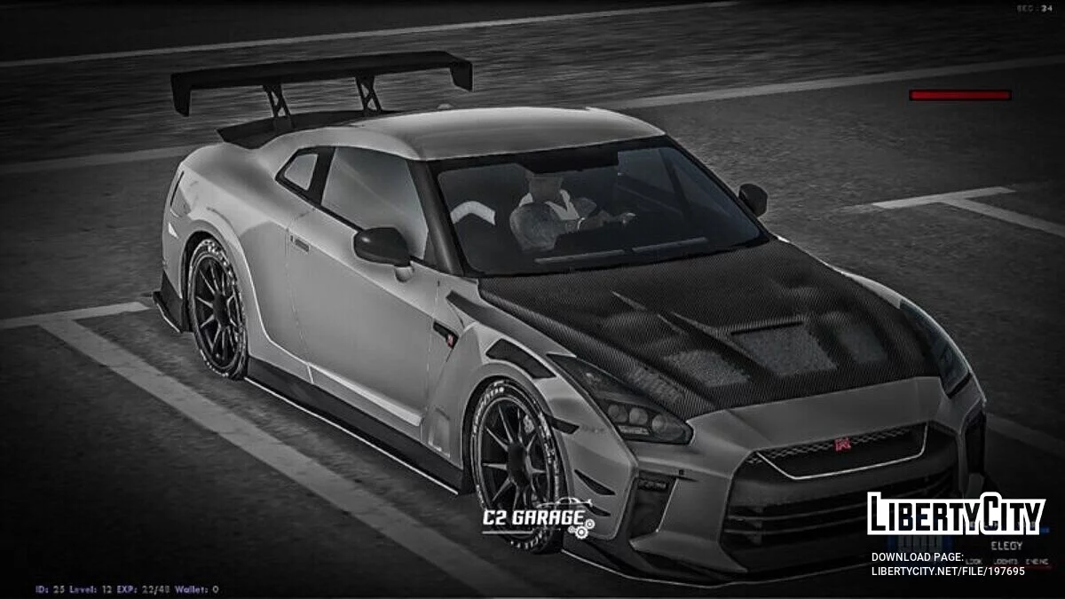 Nissan GTR R35 TOP SECRET / GTA San Andreas (iOS, Android)