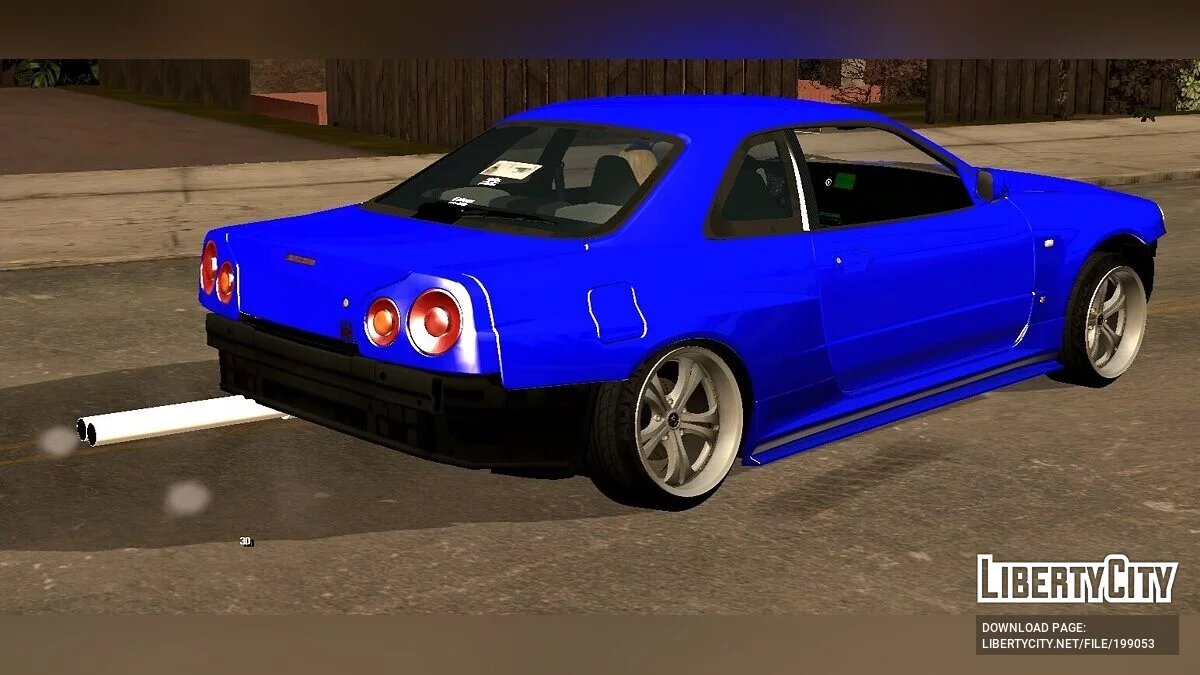 Nissan R34 Missile / GTA San Andreas (iOS, Android)