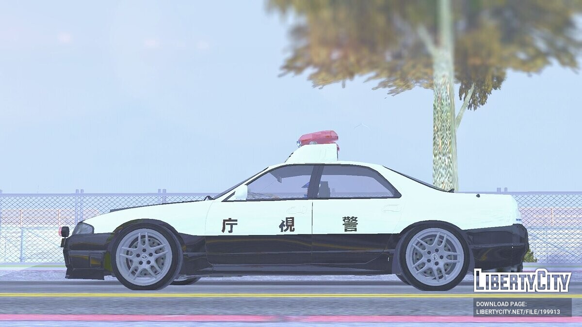 Скачать Nissan Skyline R33 - Японская полиция (только DFF) для GTA San  Andreas (iOS, Android)