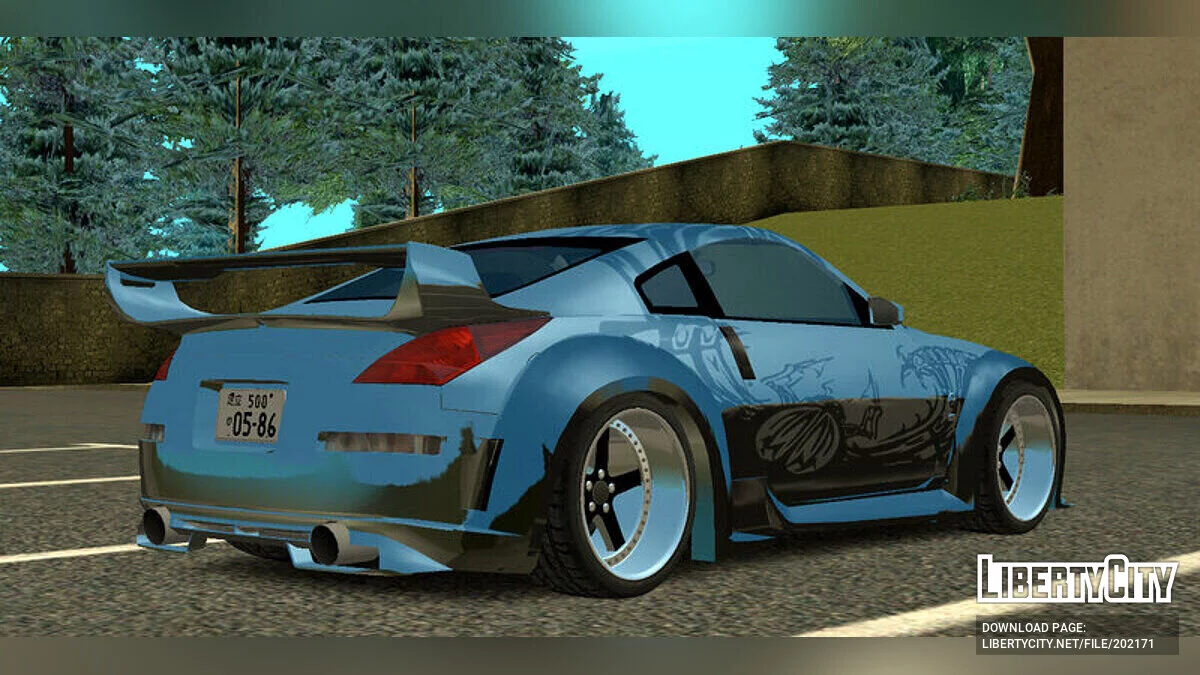 Nissan 350z D.K. / GTA San Andreas (iOS, Android)