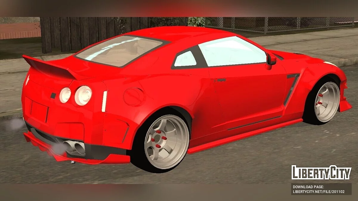 Nissan GT-R 35 Japan (только DFF) / GTA San Andreas (iOS, Android)
