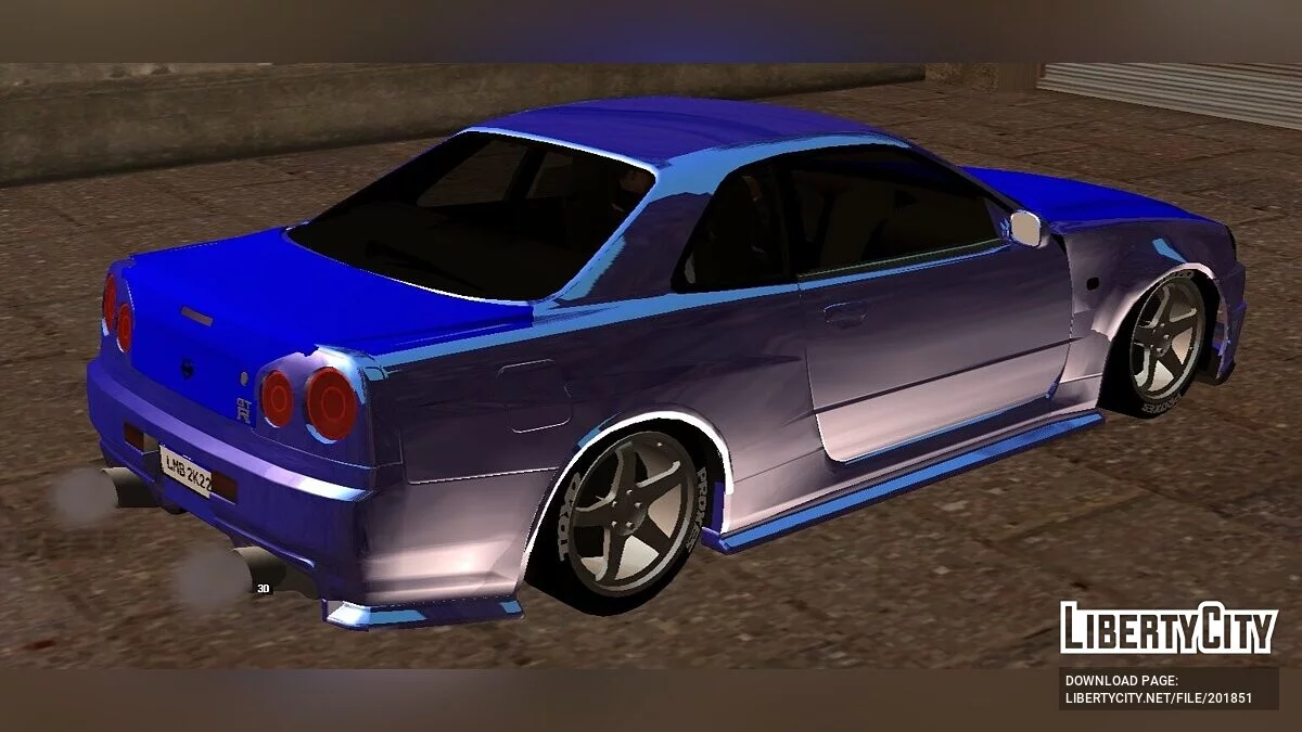 Nissan GT-R R34 (только DFF) / GTA San Andreas (iOS, Android)