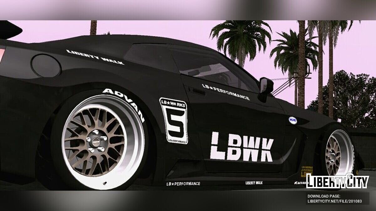 Скачать Nissan GTR35 Silhouette LBwalk (только DFF) для GTA San Andreas  (iOS, Android)