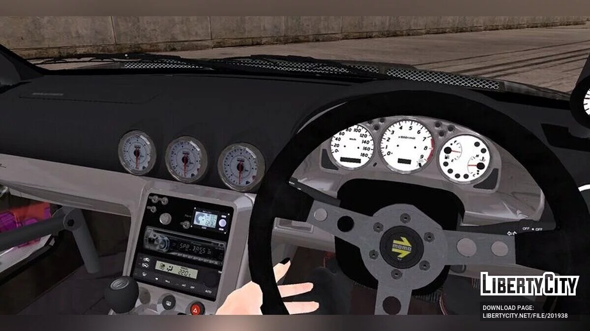 Nissan Silvia S15 Itasha с настройками дрифта / GTA San Andreas (iOS, Android)