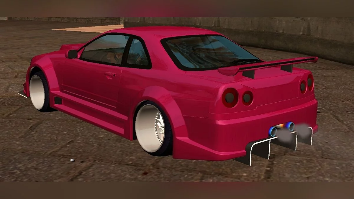 Nissan GT-R34 Hycade Body (только DFF) + свои звуки / GTA San Andreas (iOS, Android)