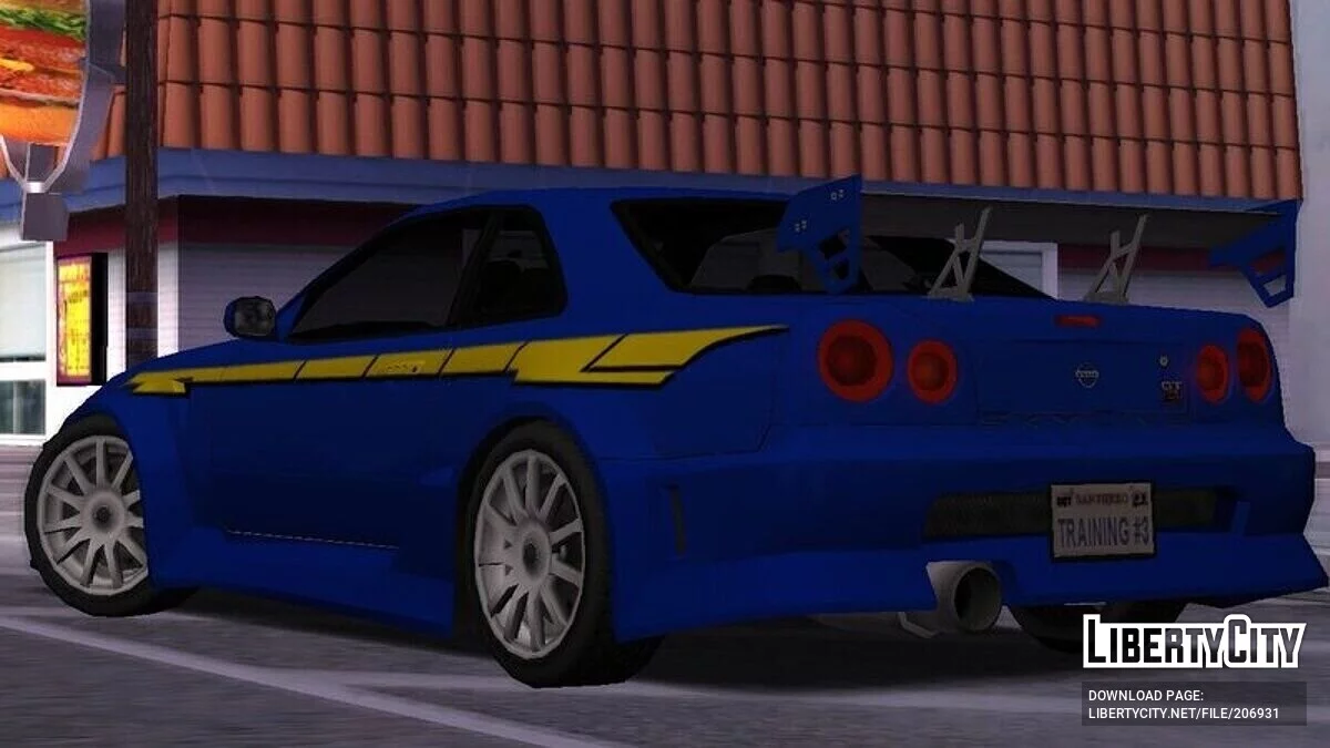 Nissan Skyline R34 (Eddie and Intro NFSU2) / GTA San Andreas (iOS, Android)