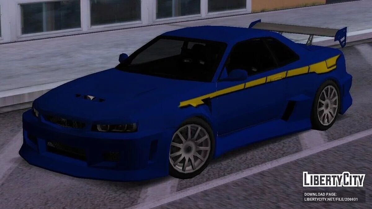 Nissan Skyline R34 (Eddie and Intro NFSU2) / GTA San Andreas (iOS, Android)