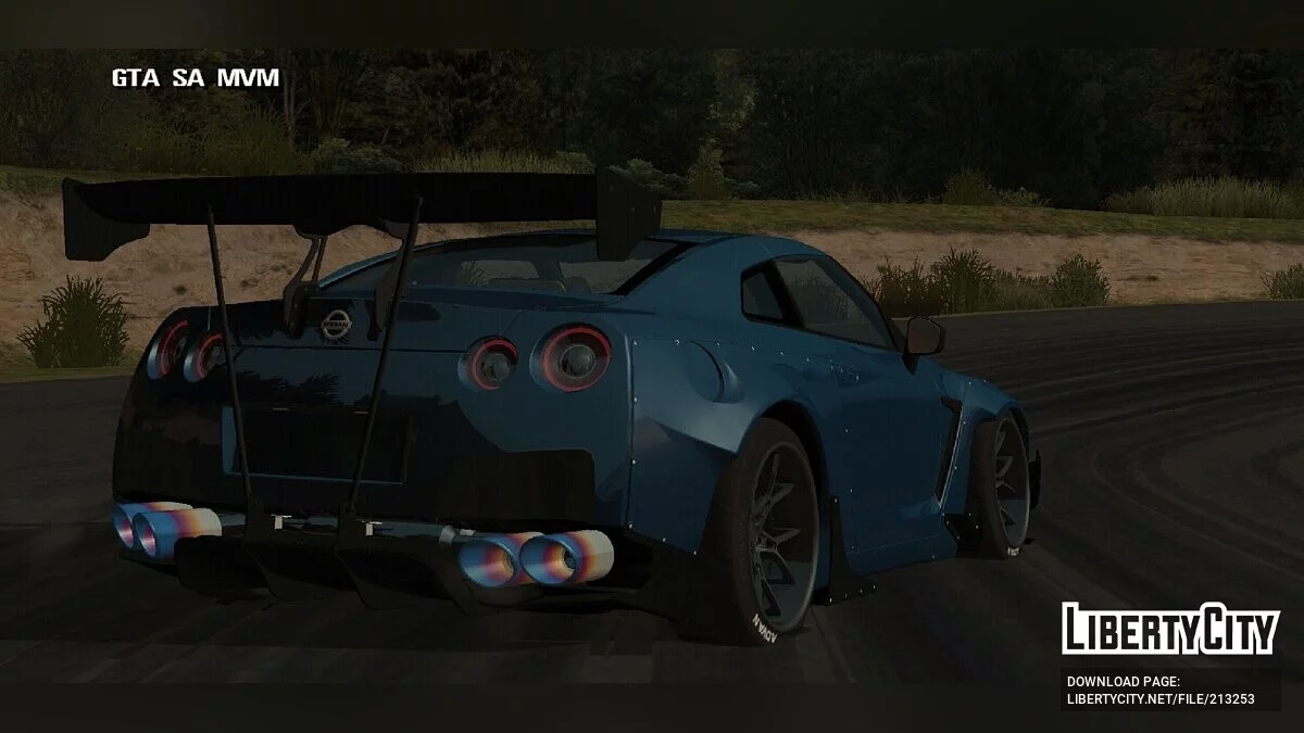Nissan GTR R35 / GTA San Andreas (iOS, Android)