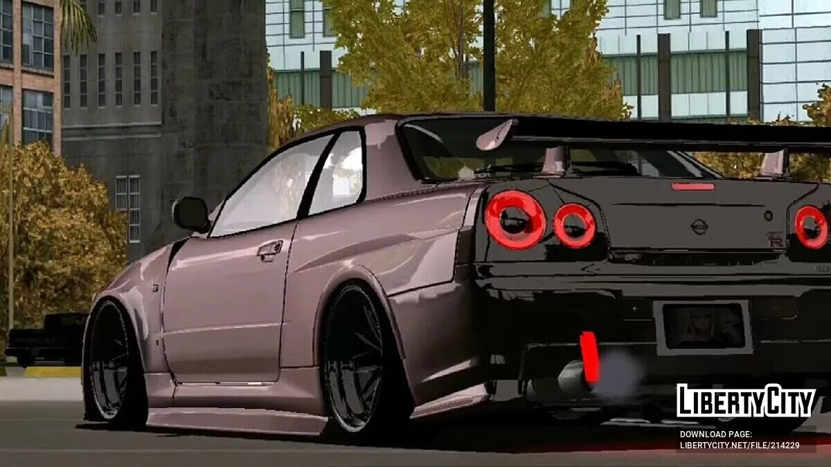 Nissan Skyline R34 / GTA San Andreas (iOS, Android)