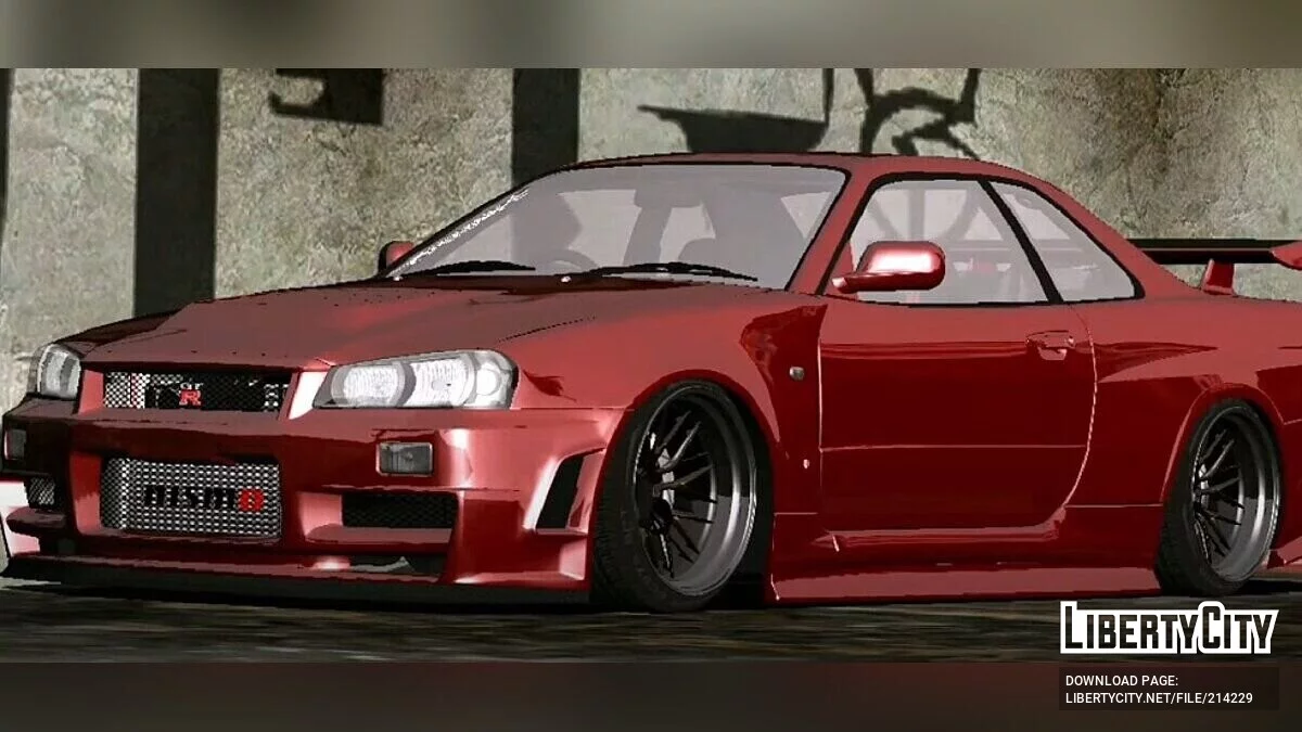 Nissan Skyline R34 / GTA San Andreas (iOS, Android)