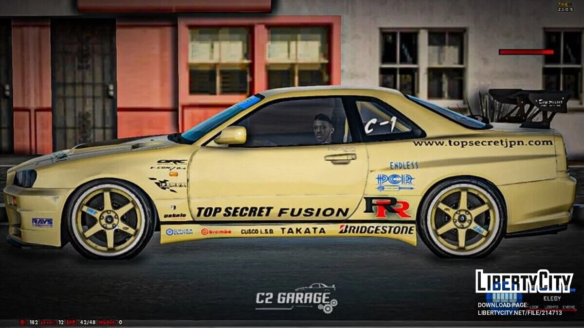 Nissan GTR-R34 TOP-SECRET Beerbaiyoke / GTA San Andreas (iOS, Android)