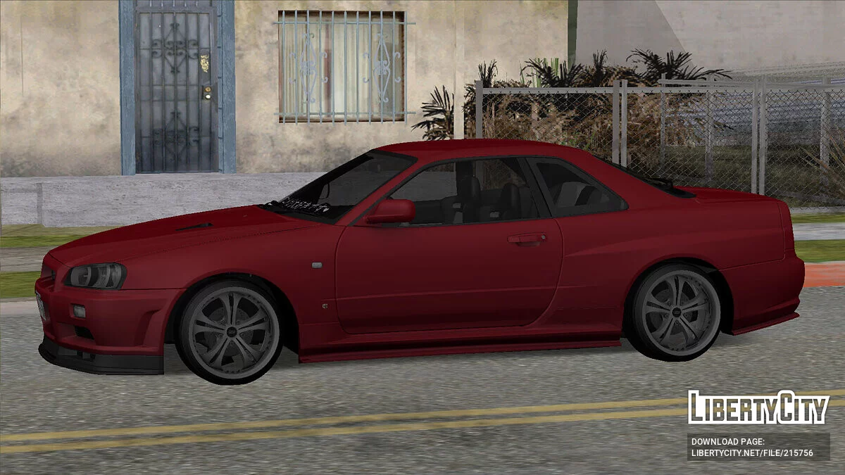Nissan Skyline R34 / GTA San Andreas (iOS, Android)