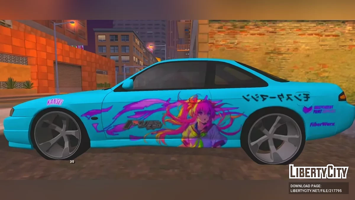 Nissan Silvia S14 Drift / GTA San Andreas (iOS, Android)