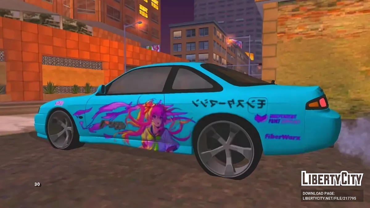 Nissan Silvia S14 Drift / GTA San Andreas (iOS, Android)