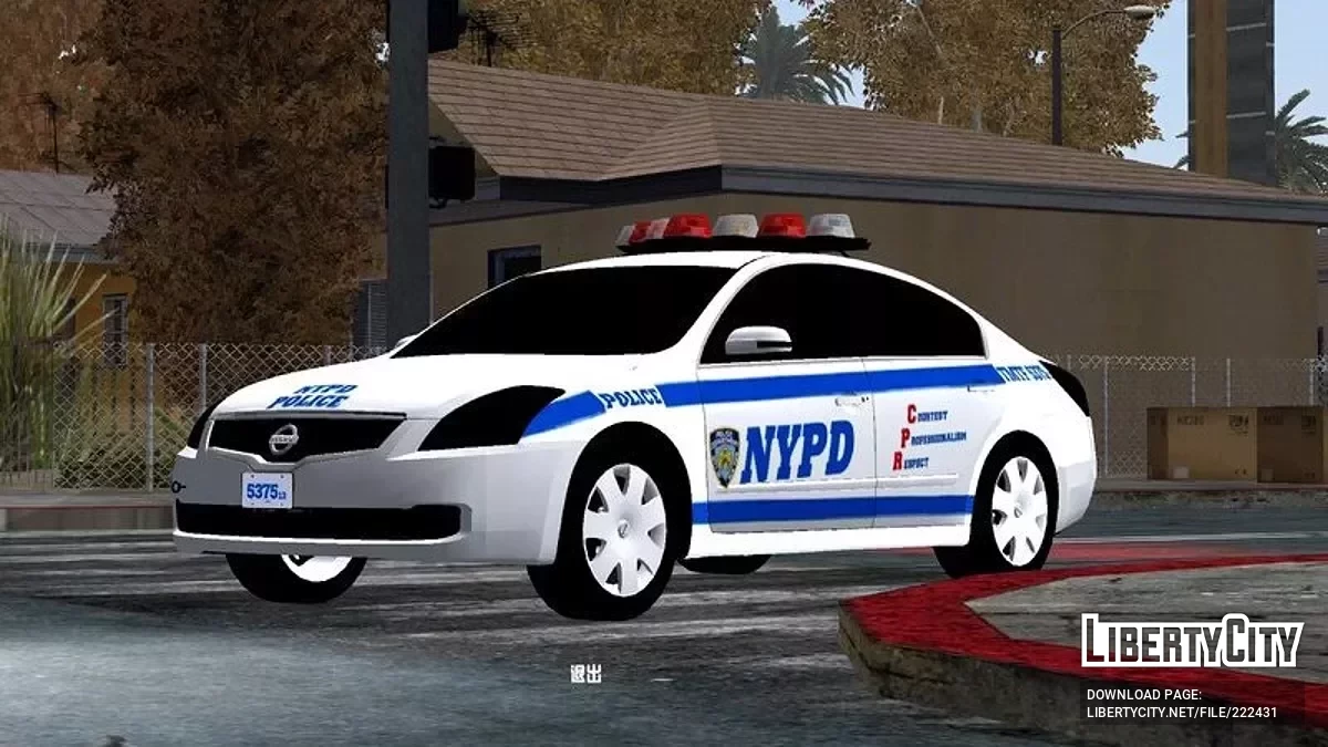 2009 Nissan Altima NYPD TMTF / GTA San Andreas (iOS, Android)