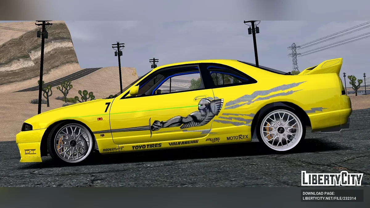 1995 Nissan Skyline GT-R R33 / GTA San Andreas (iOS, Android)