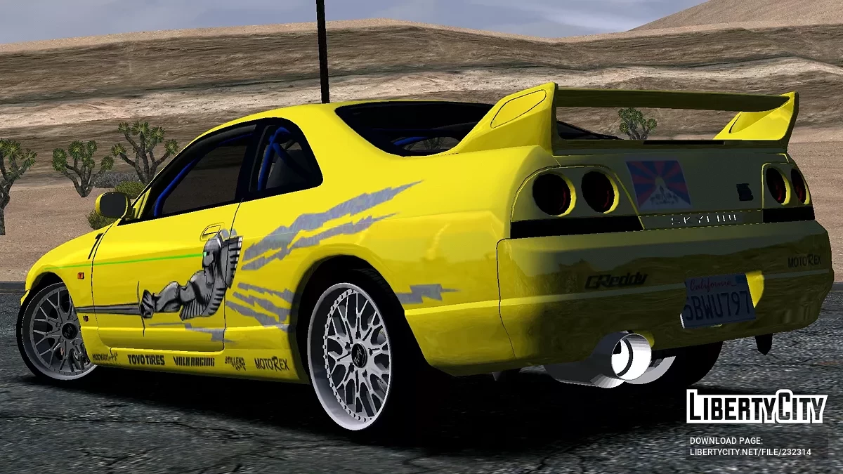 1995 Nissan Skyline GT-R R33 / GTA San Andreas (iOS, Android)