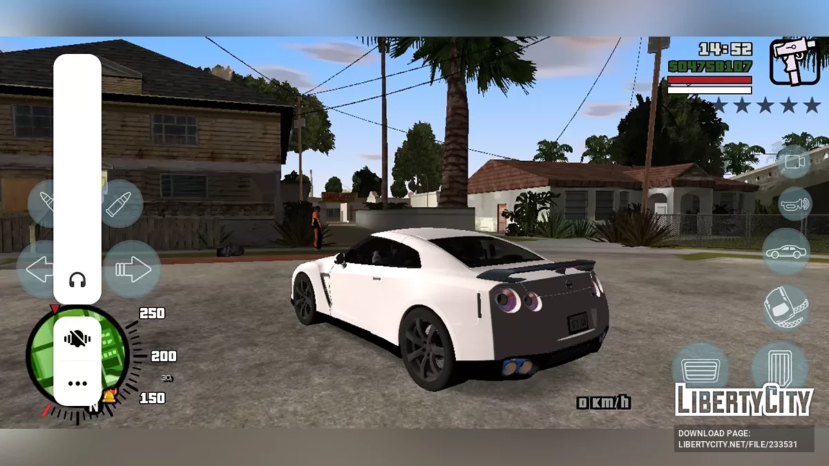 2010 Nissan GTR R35 Премиум Тюнинг / GTA San Andreas (iOS, Android)