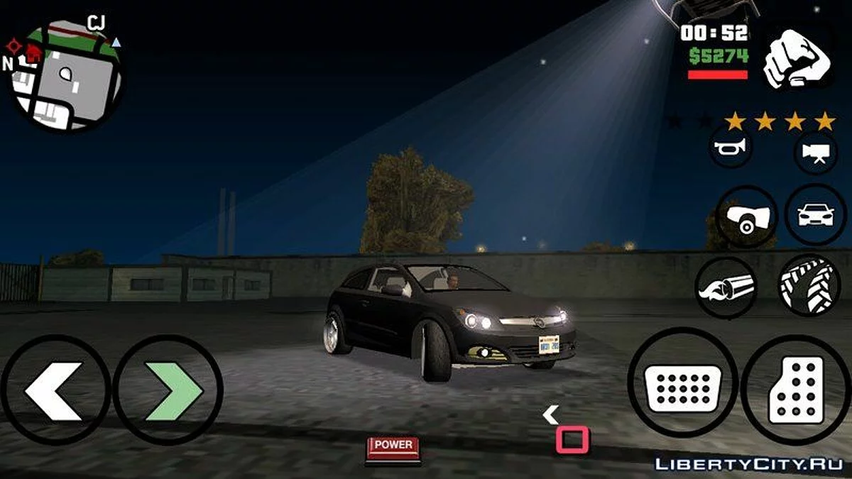 Opel Astra GTC (только DFF) / GTA San Andreas (iOS, Android)