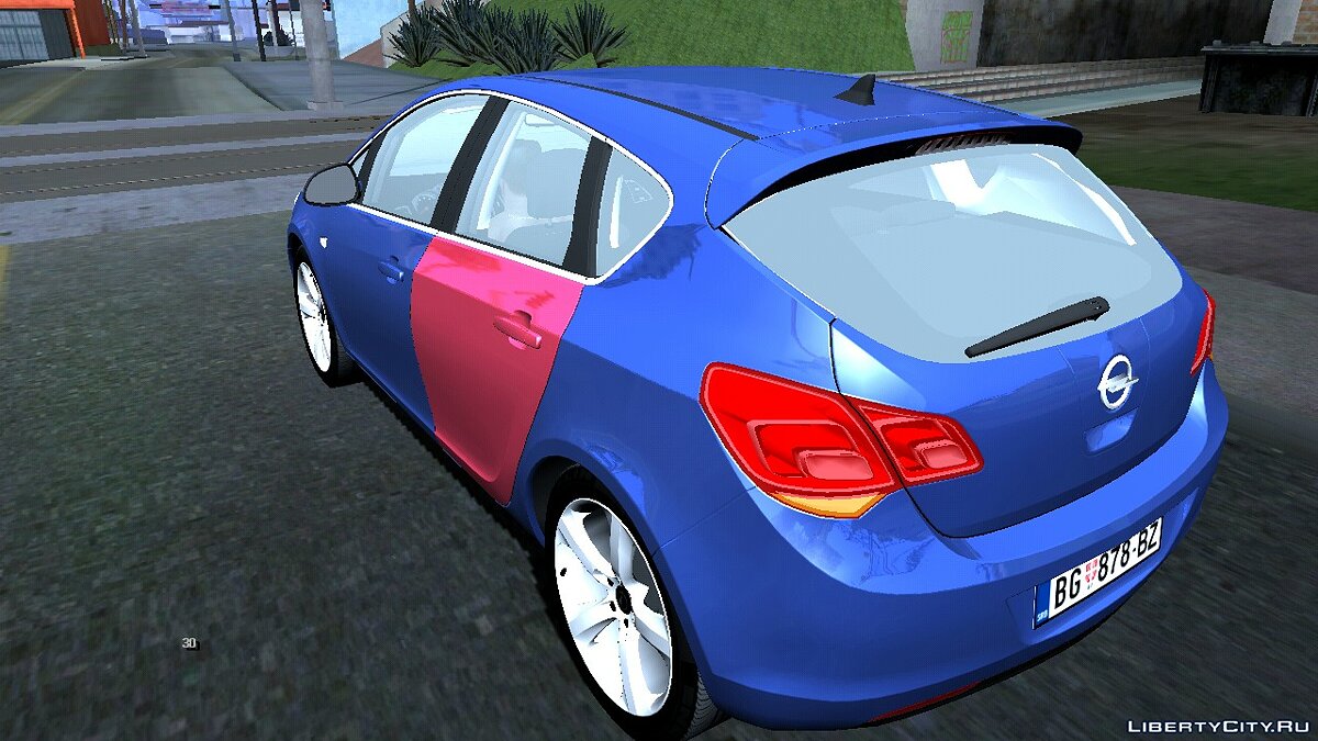 Скачать 2011 Opel Astra J для GTA San Andreas (iOS, Android)